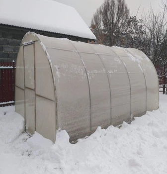 Теплица "Косичка" 2 х 5, Без комплекта для крепления пленки, 150