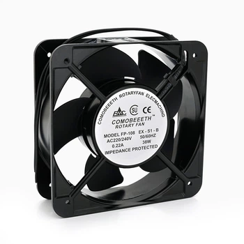 Кулер для охолодження серверних БП BT-220 15050B2H DC sleeve fan 2pin під паяння 150x150x50мм 220V 022A 2600об хв.