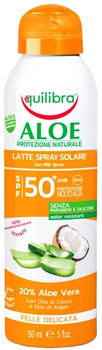 Spray-krem przeciwsłoneczny Equilibra z aloesem SPF 50+ 150 ml (8000137015498)