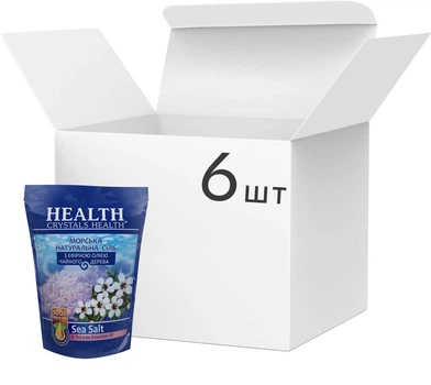 Сіль морська натуральна для ванни "Чайне дерево" Crystals Health 500 г