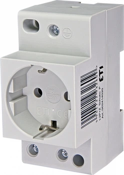 Розетка на DIN-рейку t-2P+Z Schuko (P) ETI (2414020)
