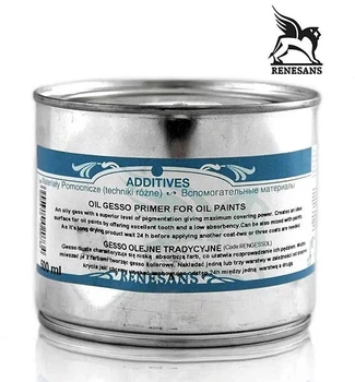 Масляный грунт Traditional Gesso Oil Primer, 500 мл, Renesans
