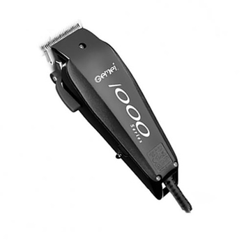 Машинка для стрижки дротова з насадками для волосся і бороди Gemei GM-1016 Pro Black