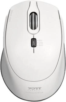 Мышь PORT Designs Office PRO Silent Wireless/USB White (900714)