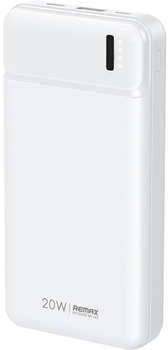 УМБ Remax Pure Series 20W + 18W PD+QC 20000mAh White (RPP-288)