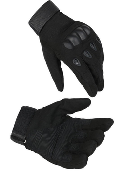Тактичні Рукавиці Tactical Gloves PRO закриті рукавички чорні розмір XL