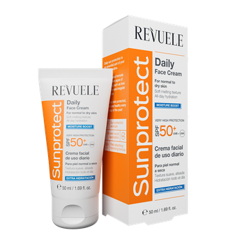 Крем для лица Revuele Sunprotect солнцезащитный увлажняющий SPF 50+