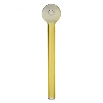 Стеклянная трубка вапорайзер Oil Pipe Long Yellow
