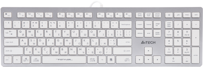 Клавіатура дротова A4Tech FX50 USB White (4711421972703)