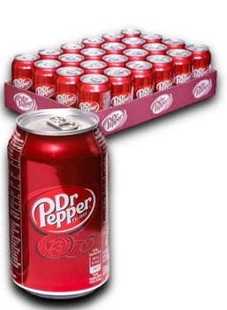 Упаковка безалкогольного напитка Dr Pepper 0.33 л (БЛОК-24шт)
