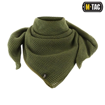 Маскувальний шарф-сітка Olive (оливковий) - снайперський (тактичний) шарф M-Tac 210 х 100 см