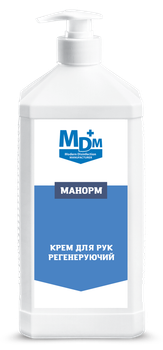 Крем для рук Манорм регенерирующий с дозатором MDM 1 л