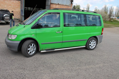 Боковые трубы (2 шт., нерж.) d60 для Mercedes Vito W638 1996-2003 гг