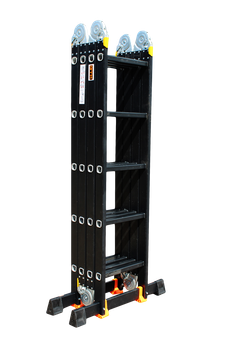 Лестница-трансформер GTM KMP405A | 4*5ст. | 1,45-5,75м | анодированный алюминий