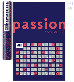 Скретч постер 1DEA.me 100 Bucketlist Kamasutra passion (4820191133495)