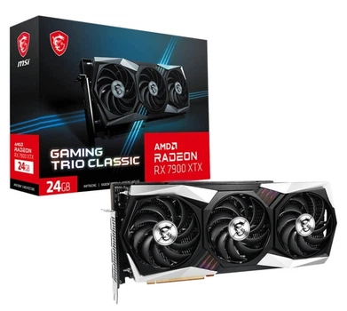 Вiдеокарта MSI Radeon RX 7900 XTX 24GB GDDR6 GAMING TRIO CLASSIC (912-V520-010)