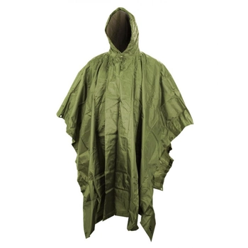Пончо маскировочный костюм Kombat UK US Style Poncho зеленый олива