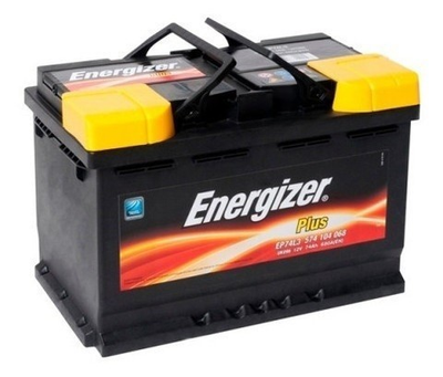 Аккумулятор 74Ah-12v Energizer Plus (278х175х190), R,EN680