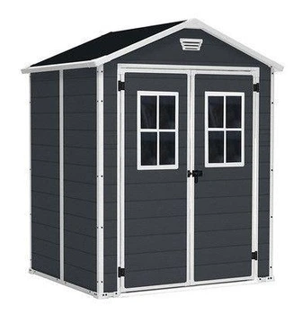 Садовий пластиковий будинок KETER MANOR 6 x 5 W 245080 сіро-білий
