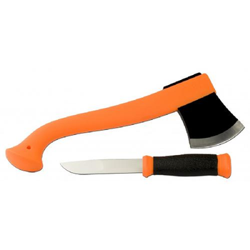 Набір Morakniv Outdoor Kit Orange Ніж Outdoor 2000+Сокуру Camping axe Нержавіюча сталь Оранжевий