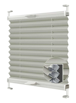 Жалюзи-плиссе Wenster тканевые Cosimo One VSM1 Albedo Duo Thermo Blackout