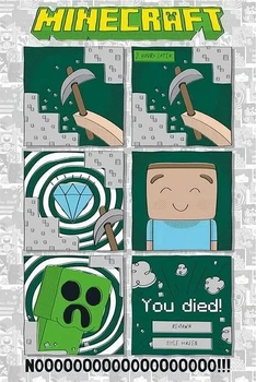 Minecraft - One last Diamond (Poster) (5028486490318)