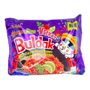 Лапша рамен дуже гостра Samyang Ramen Habanero Lime Buldak 135 грам