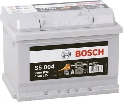 Аккумулятор 61Ah-12v BOSCH (S5004) (242x175x175),R,EN600