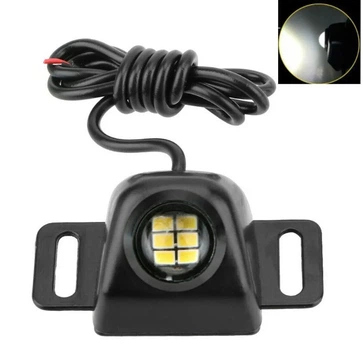 Сигнал заднего хода светодиодный 6 SMD 10-30V, фонарь заднего хода, сигнальная лампа, подсветка БЕЛЫЙ металл (10830)