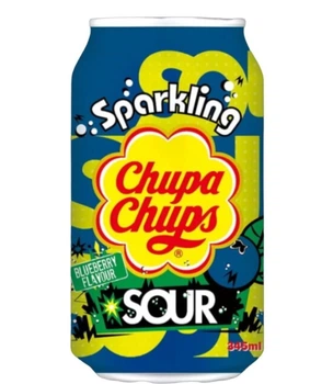 Напиток газированный Chupa-Chups Blueberry черника, 345 мл