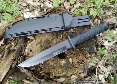 Нескладной тактический нож Tactic туристический охотничий армейский нож с чехлом (2118A)