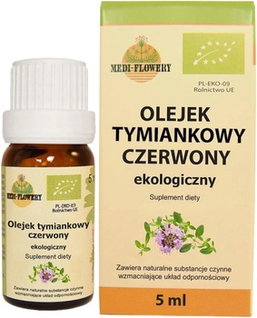 Medi-Flowery Olejek Tymiankowy EKO 5 ml Odporność (5905279300347)