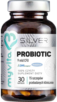Myvita Silver Probiotic 9 mld Cfu 100% 30 kapsułek (5903021590411)