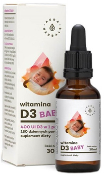 Aura Herbals Witamina D3 Baby 30 ml (5902479610658)