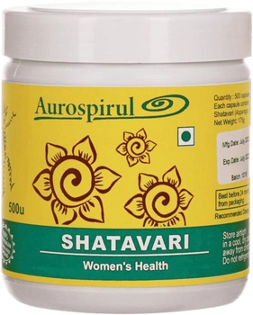 Харчова добавка Aurospirul Шатаварі 500 капсул для жінок (730490942275)