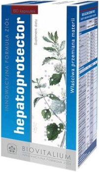 Suplement diety Biovitalium Hepatoprotector Wspiera Wątrobę 60kapsułek (5903240909049)