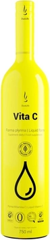 Добавка харчова Duolife Vita C 750 мл рекомендується для імунітету, грипу (5902659132833)