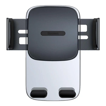 Держатель BASEUS Easy Control Clamp Car Mount Holder (Applicable to Round Air Outlet) |4.7-6.7"| (SUYK000201) черный