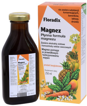 Zioło-Piast Floradix Magnez 250 ml Płyn (4004148332487)