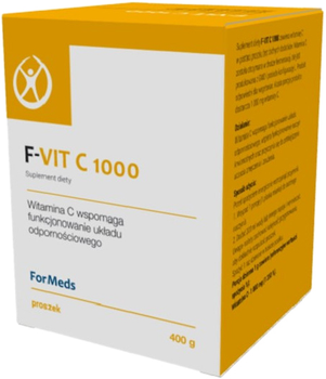 Харчова добавка Formeds F-Vit C 1000 400 г зміцнює імунітет (5902768866506)