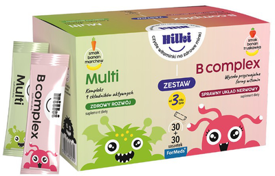 Харчова добавка Hilki Multi B Complex 30 пакетиків Набір для дітей (5903148621890)