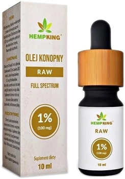Hempking Olej CBD 1% 10 ml RAW (5903636627045)