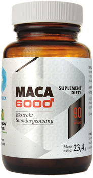 Hepatica Maca 6000 90 kapsułek Układ Hormonalny (5905279653603)