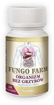 Харчова добавка Invent Farm Fungo Farm 60 капсул Очищає організм (5907751403225)