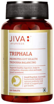 Suplement diety Jiva Ayurveda Triphala 120 tabletek (8904050600352)