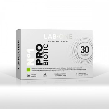 Lab One N1 Probiotic 30 kapsułek 10 Szczepów (5906395863204)