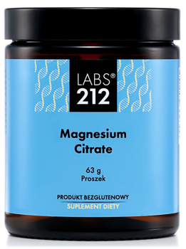 LABS212 Magnesium Citrate 63g bez glutenu (5903943955145)