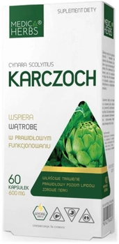 Medica Herbs Karczoch 60 kapsułek (5907622656699)
