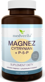Medverita Magnez Cytrynian P 5 P100 kapsułek (5900718340557)