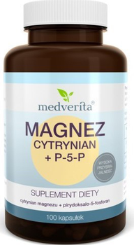 Medverita Magnez Cytrynian P 5 P100 kapsułek (5900718340557)